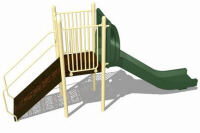 flat slide structure