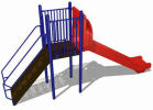 Freestanding flat slide