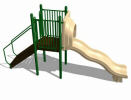 Freestanding wave slide