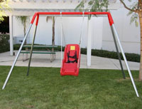 handicapped swing frame