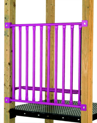 pipe wall with seat for playgrounds