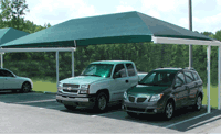 cantilever parking shade structure