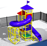 water park slide