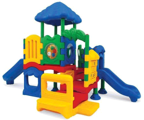 Plastic Playsets Dc 5 Playground, Plastic Playground Set